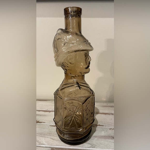 Vintage Alleroe Calliano Napoleonic Soldier Figural Wine Decanter Made In Italy - Picture 4 of 10